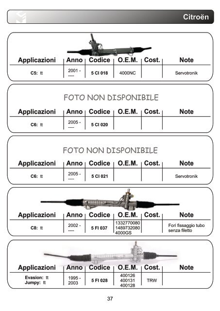 aps Lenkung Katalog komplett