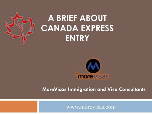 About Canada Express Entry