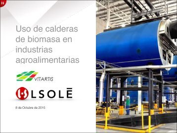 Uso de calderas de biomasa en industrias agroalimentarias