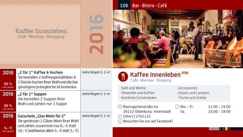 BAROMETER OLDENBURG | Limitierte Ausgabe 2016