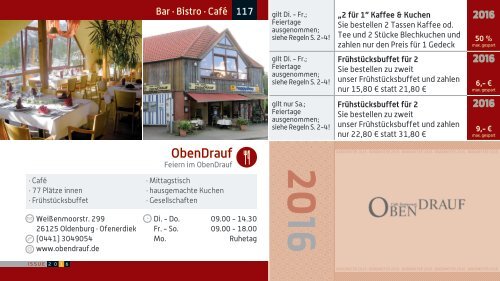 BAROMETER OLDENBURG | Limitierte Ausgabe 2016