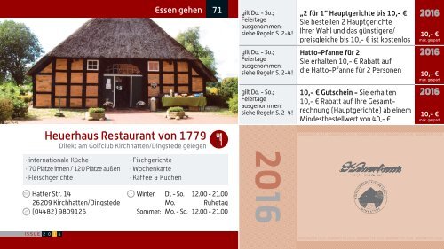 BAROMETER OLDENBURG | Limitierte Ausgabe 2016