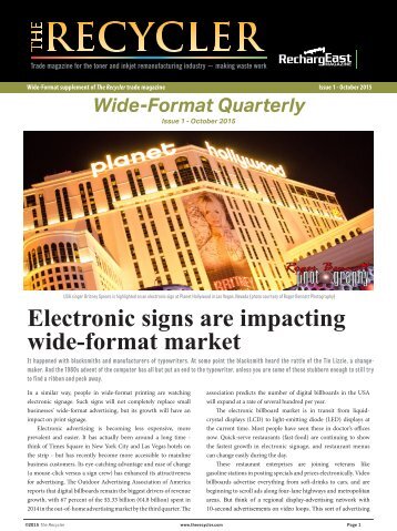Wide-Format Quarterly Oct 2015
