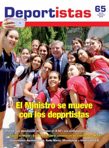 con los deportistas