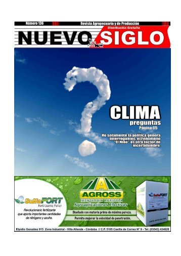 Revista Agropecuaria Nuevo Siglo Número 136 - Octubre 2015