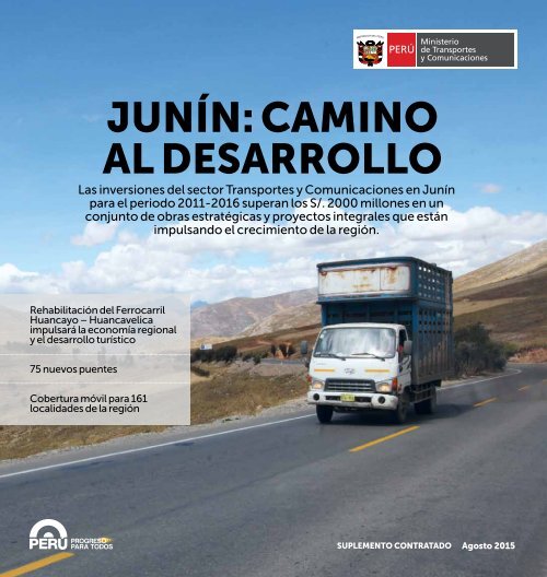 JUNÍN CAMINO AL DESARROLLO