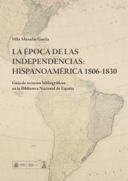 LA ÉPOCA DE LAS INDEPENDENCIAS HISPANOAMÉRICA 1806-1830