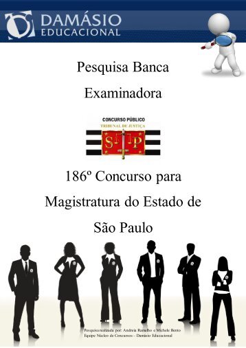 Examinadora 186º Concurso para Magistratura do Estado de São Paulo