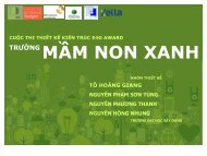 Thiết kế nhà trẻ đoạt giải mầm non xanh