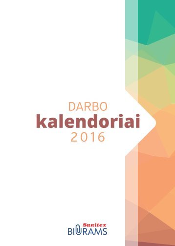 Kalendoriai 2016