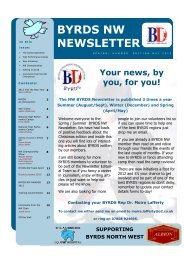 BYRDS NW NEWSLETTER - British Dressage