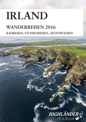 Irland 2016 - Highländer Aktivreisen