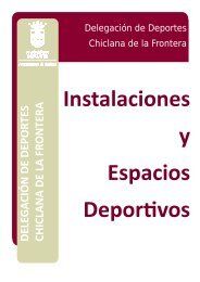 Dossier Instalaciones y Espacios Deportivos Chiclana
