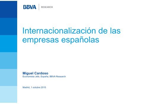 Internacionalización de las empresas españolas