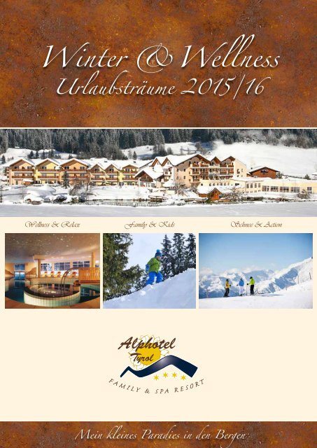 Alphotel Tyrol Winterpreisliste 2015/16