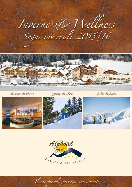 Alphotel Tyrol Listino prezzi 2015/16