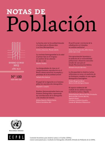 Notas de población N° 100