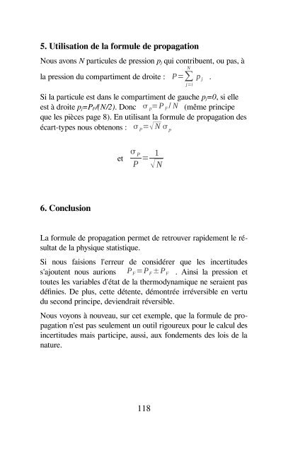 Calcul d'incertitudes