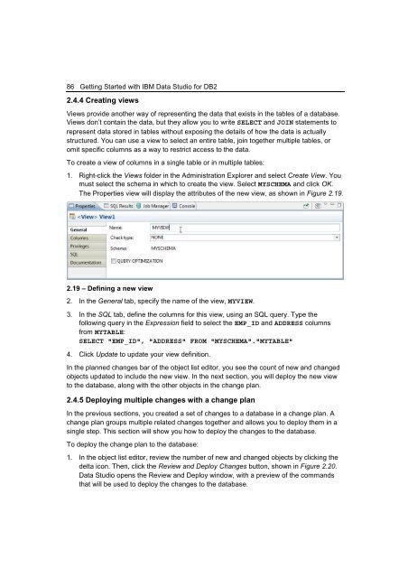 Getting Started with IBM Data Studio for DB2