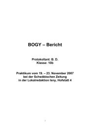 BOGY – Bericht - Gymnasium Isny