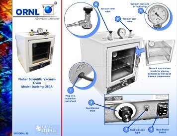 Fisher Scientific Vacuum Oven Model: Isotemp 280A