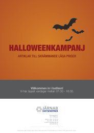Halloweenkampanj från Järnab