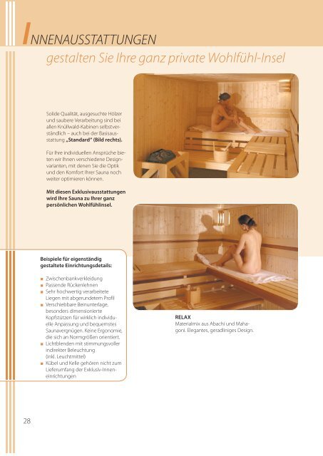 Knüllwald Sauna Gesamtkatalog