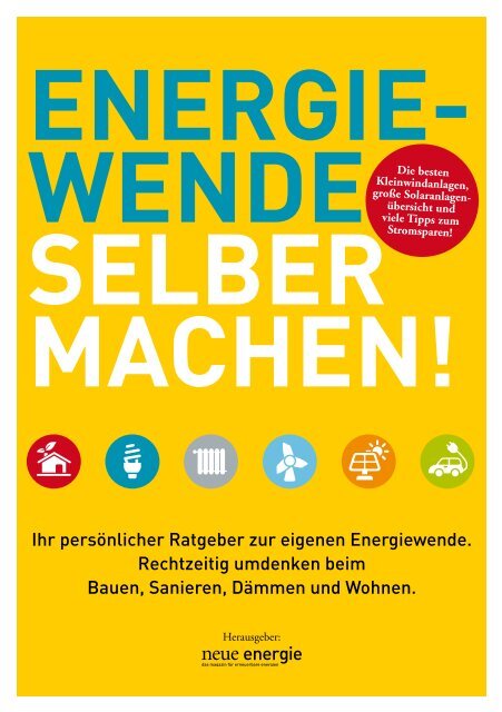 Energiewende selber machen - Leseprobe