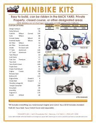 MINIBIKE Flyer