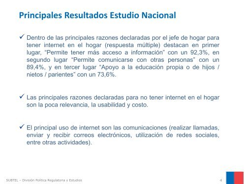 Resultados Encuesta Nacional de Acceso y Usos de Internet