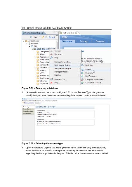 Getting Started with IBM Data Studio for DB2