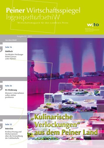 Peiner Wirtschaftsspiegel Wirtschaftsspiegel „ Kulinarische aus dem ...