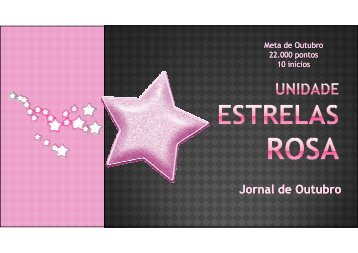 Jornal Unidade estrelas Rosa Outubro