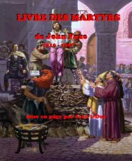 LE LIVRE DES MARTYRS