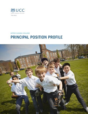 PRINCIPAL POSITION PROFILE