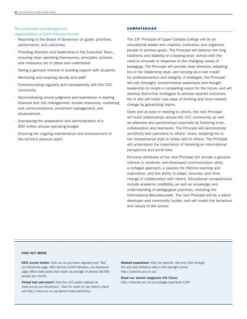 PRINCIPAL POSITION PROFILE