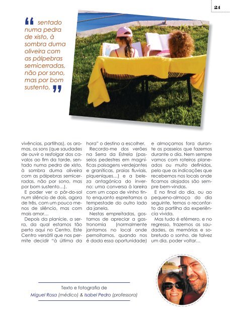 YUPMAG - MAGAZINE DE TURISMO RURAL - OUTONO 2015