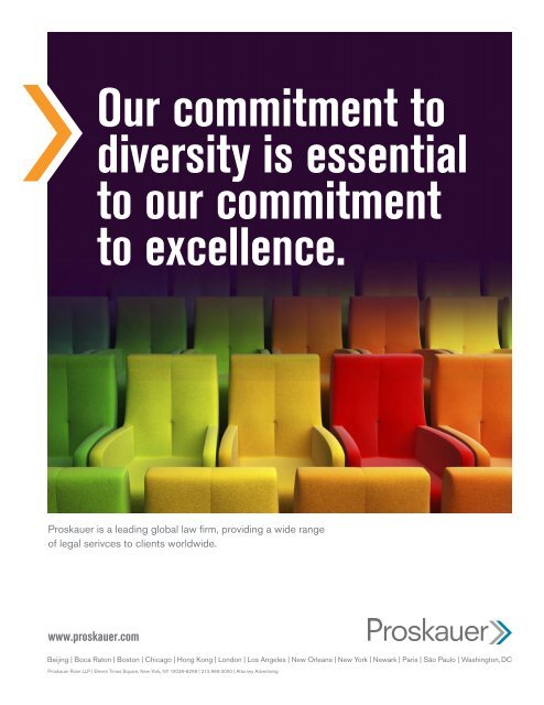 Our commitment to diversity is essential to our commitment to excellence