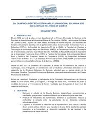 Química - Olimpiada Científica Estudiantil - Educabolivia