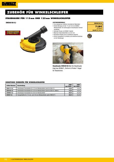 Dewalt Gesamtkatalog