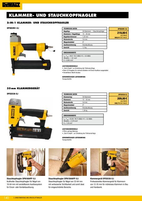 Dewalt Gesamtkatalog