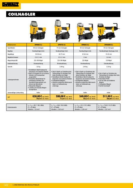 Dewalt Gesamtkatalog