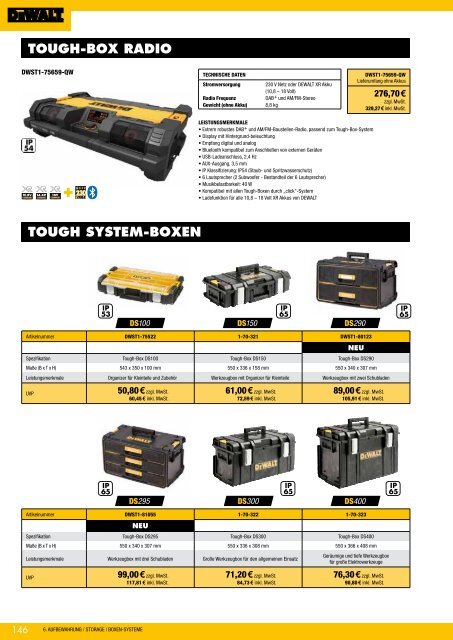 Dewalt Gesamtkatalog