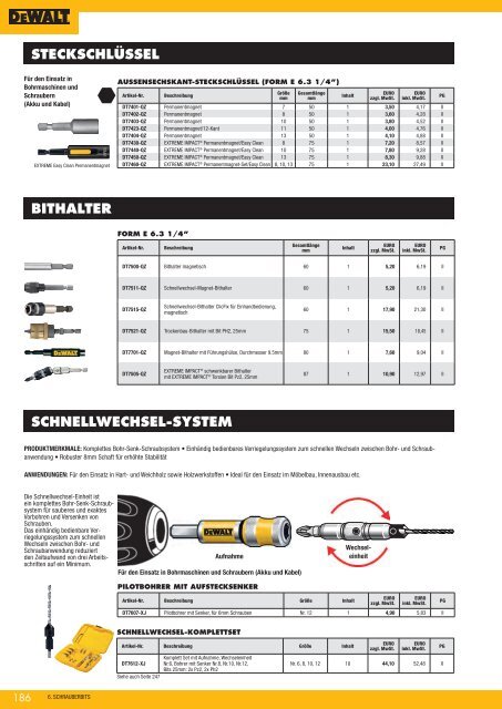 Dewalt Gesamtkatalog