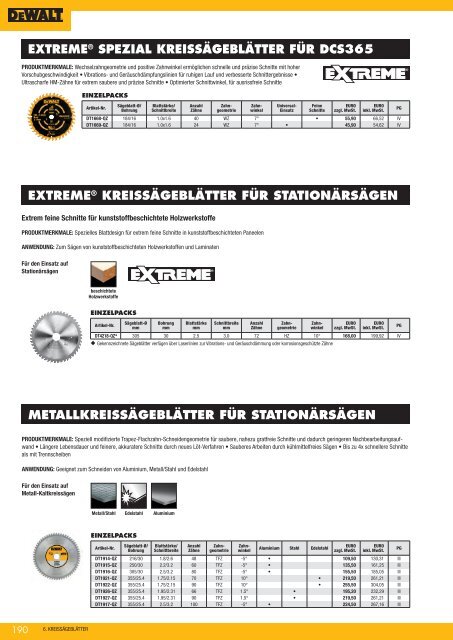 Dewalt Gesamtkatalog