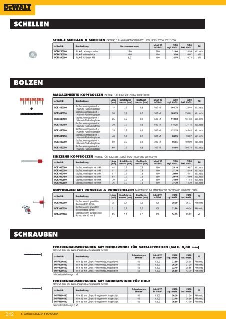 Dewalt Gesamtkatalog