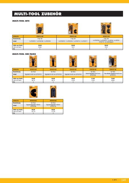 Dewalt Gesamtkatalog