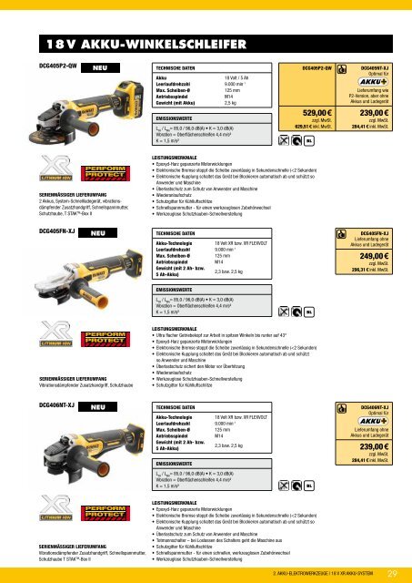 Dewalt Gesamtkatalog