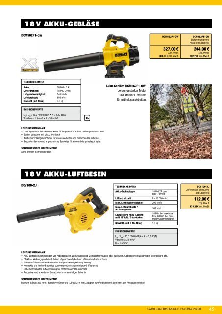 Dewalt Gesamtkatalog