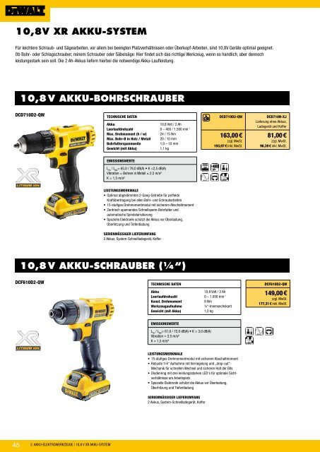 Dewalt Gesamtkatalog